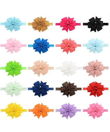 Buy Dokpav Baby Hair Bands - 20 Pack Baby Hair Bows & Straps for Newborns & Toddlers - Perfect Children's Hair Accessories - Buy Online on GoSupps.com