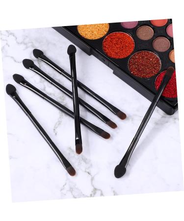 Baluue 80 Pcs Double Eye Shadow Makeup Womens Makeup Eye Shadow Brush Applicator Face Sponge Black Nylon - Buy Online on GoSupps.com