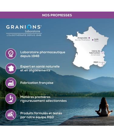 GRANIONS Iodine Contributes to normal thyroid function Iodine 150 g French brand 30 ampoules - Buy Online on GoSupps.com