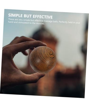 Buy 1 Pair of Health Ball Hand Exercise Massage Wooden Baoding Balls - Ideal for Yoga Stress Relief & Decoration - Rosewood Hand Trainer Gifts - Buy Online on GoSupps.com