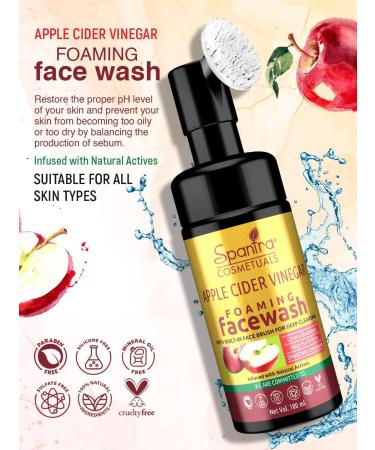 Spantra Nettoyant visage moussant au vinaigre de cidre de pomme 100 ml - Buy Online on GoSupps.com