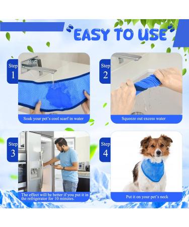 Cooling Collar for Dogs | Breathable Summer Neckerchief for Ultimate Heat Relief - Buy Online on GoSupps.com