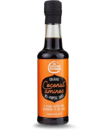 Organic Coconut Aminos Sauce - 3 x 150ml | 100% Natural & Pure Coconut Sap | All-Purpose BBQ & Teriyaki Sauce | Naturally Fermented & Raw - Buy Online on GoSupps.com