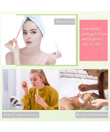 30 Pack Disposable Eyebrow Brushes with Tubes | Pink Mascara Wand Brushes & Diamond Eyelash Tubes for Women & Girls Makeup - Buy Online on GoSupps.com