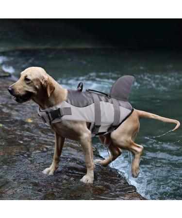 Buy Cit toile Dog Life Jacket - Lightweight & Safe Water Sports Vest for Small to Large Dogs | Reflective Handle Shark Design - Buy Online on GoSupps.com