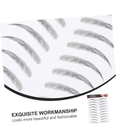 Didiseaon 12 sheets Imitation Eyebrows Transfer Hairlike Tattoos Artificial Women Sticker Eyebrow for - Buy Online on GoSupps.com