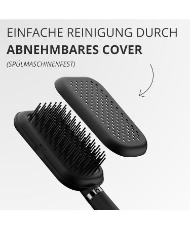 Bellody Original Hair Brush - Patented Cleaning Function Gentle Care & Scalp Massage - Classic Black - Buy Online on GoSupps.com