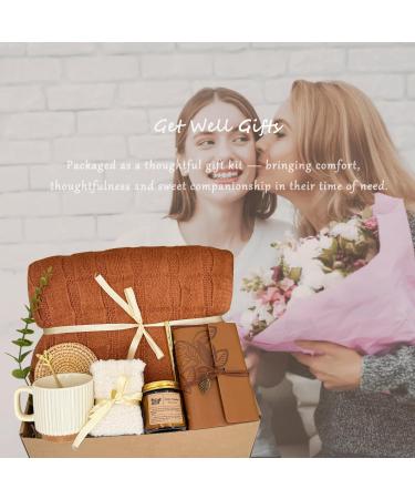 Get Well Soon Gift Baskets for Women Self Care Package Box Sympathy Gifts for Loss of Loved One Thinking of You/Mothers Day/Grief/Bereavement/Miscarriage Gifts for Women - Buy Online on GoSupps.com