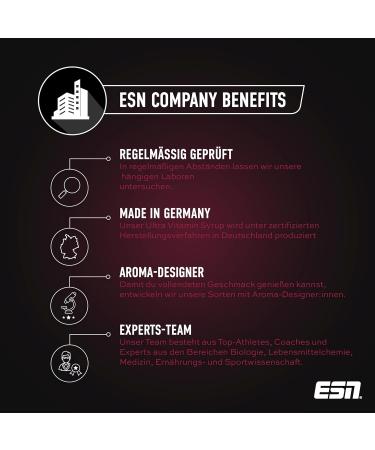 ESN Ultra Vitamin Syrup - Sour Cherry 65ml | Vitamins for 6L Ready-to-Drink Beverage | International Shipping - Buy Online on GoSupps.com