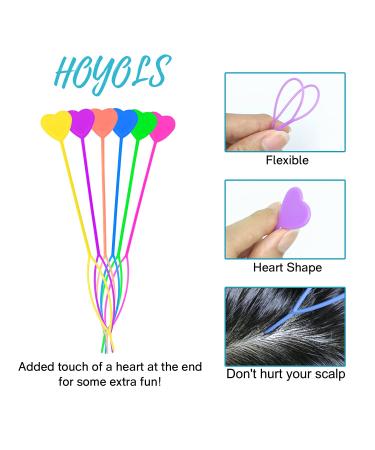 Hoyols Quick Beader for Hair Braids - Hair Beader Tool for Loading Beads on Hair - Kids Girls Stringer Hair Tail Beading Ponytail Maker - Multi Color Set 12 pcs - Buy Online on GoSupps.com