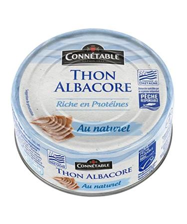 Connétable 1/5 whole natural MSC albacore tuna 112g connétable - The 112g net drained box