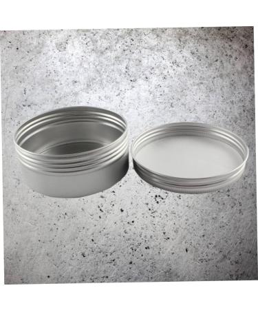 NUSITOU Box Travel Jars for Creams Aluminum Wallet Salve Jar Tins Aluminum Tin Containers Empty Cream Jar Aluminum Cans Round Tea Tin Face Night Cream Face Cream Jars Screw Lid Round Tin medium Silver - Buy Online on GoSupps.com
