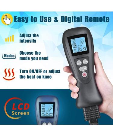 Air Compression Leg Massager with Heat Levels - Circulation & Muscle Relaxation - Sequential Massager for Feet, Calves, Thighs - 4 Modes, 4 Intensities - Handheld Controller - Buy Online on GoSupps.com