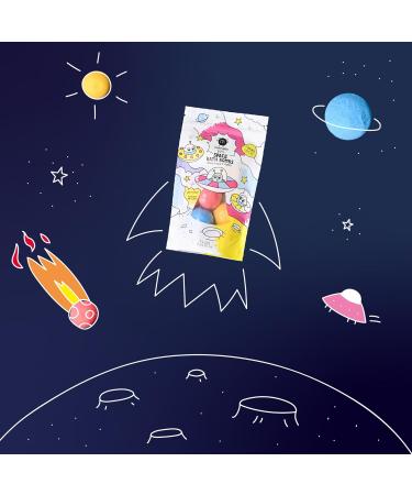 Nailmatic Space Bath Balls - 7 Colorful Bath Bombs for Kids - Perfect Gift for Children Ages 3+ - Fun Bathroom Games for Boys & Girls - Buy Online on GoSupps.com