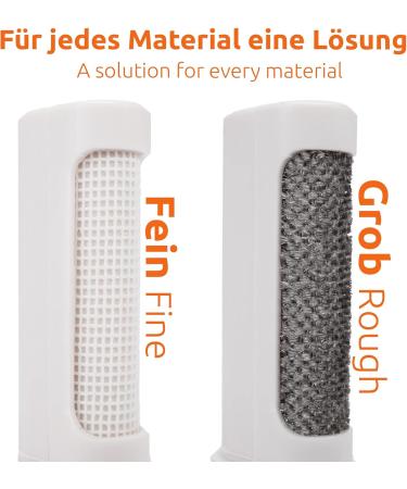 Ecence Self-Cleaning Lint Brush - Reusable Pet Hair Remover for Clothing Sofa & Carpet - Effective Against Cat & Dog Hair Gray - Buy Online on GoSupps.com
