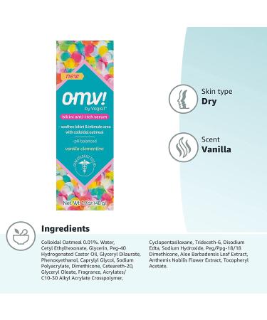 Vanilla Clementine Anti-Itch Serum 1.7 oz - Soothes and Relieves Irritated Skin - Buy Online on GoSupps.com