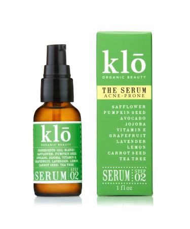 Serum for Acne-Prone Skin Anti-Aging Serum All-Natural Face Serum Bright Clear Skin Vitamin E Lavender Orange Tea Tree Oil