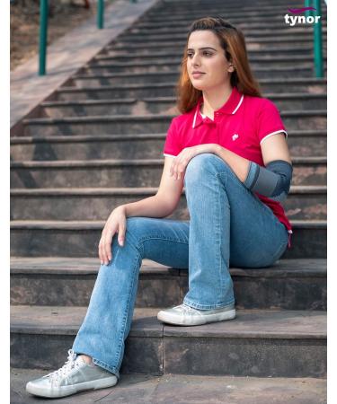 Elbow Support for Gym - Adjustable Elbow Brace for Men & Women | Comfortable Workout Relief (Large 1 Pair - Buy Online on GoSupps.com