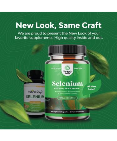 Selenium 200mcg Thyroid Support & Immune Booster for Adults - Antioxidant Supplement for Brain Health & Memory Support - Buy Online on GoSupps.com
