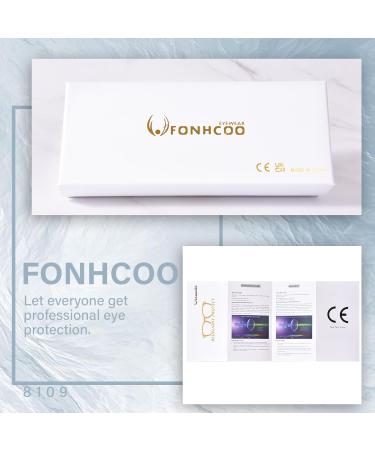 FONHCOO Blue Light Filter Glasses for Women - Super Lightweight TR90 Anti-Fatigue Computer & Gaming Glasses (Transparent) - Buy Online on GoSupps.com
