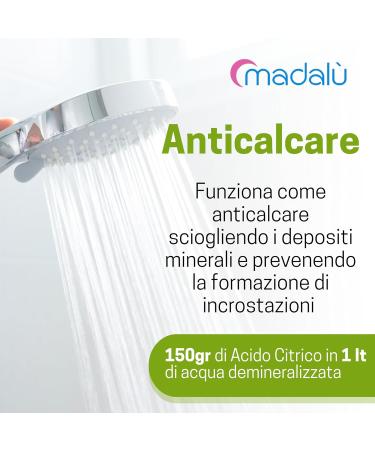  MAMICUP Citric acid 1 kg softener descaler rinse pure and versatile for a natural and long-lasting cleaning - Buy Online on GoSupps.com