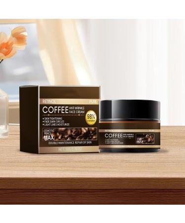 Hydrating Retinol Caffeine Wrinkle Cream Anti-Wrinkle Cream with Retinol and Caffeine Skin Care Cream Wrinkle Repair Cream Soft Texture For All Skin Types 50g - Buy Online on GoSupps.com