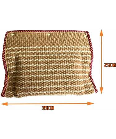 Dog Bite Pillow - Jute Wedge Tug Toy Training Sleeves Safe Biting Pad with 3 Comfortable & Strong Handles for K9 Schutzhund Work Dog Young Dogs Puppy Playing Training - Buy Online on GoSupps.com