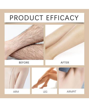  ZHJZGS Coconut-based facial hair removal cream - Gentle and effective hair removal for sensitive skin and upper lip chin pubic and bikini hair face and body for - Buy Online on GoSupps.com