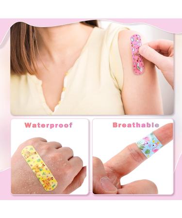 240 Pcs Kids Cartoon Bandages Set - Colorful Cute Adhesive Stickers for Cuts & Scrapes - Waterproof & Breathable - 24 Styles Girls Flexible Bandages Bulk - Buy Online on GoSupps.com