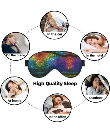 Classic Snake Skin Soft Sleep Eye Mask - Breathable Travel Eye Patch for Relaxation | Women s Sleep Accessories - Buy Online on GoSupps.com