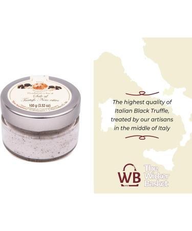 TerraSanpietrese - Italian Black Truffle & Sea Salt - 100gr - Buy Online on GoSupps.com