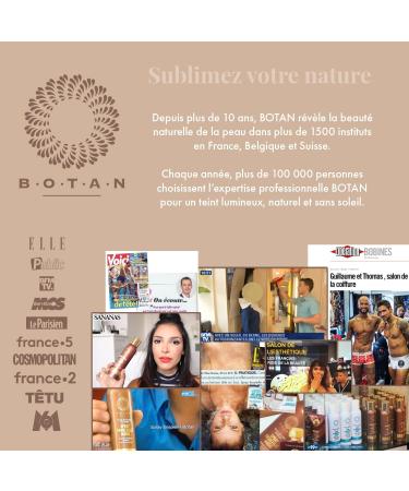 BOTAN Cosmetics - Mousse Bronzante Caramel - Teint M dium H l Bonne Mine Naturel - DHA V g tale - Vegan (Mousse Caramel + Gant Applicateur) - Buy Online on GoSupps.com