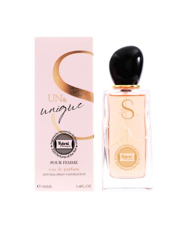 Hybrid & Company Women Sun&Unique Pour Femme Eau De Parfum Vaporisateur Natural Spray 3.4 Fl Oz Sun&Unique Pour Femme 3.4 Fl Oz (Pack of 1)