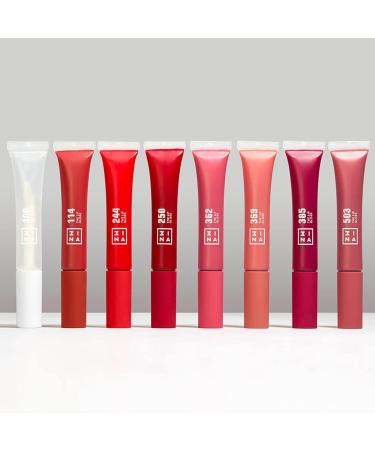 3INA Vegan Cruelty-Free Lip Gloss 114 - Nude Brown Red | Shiny Creamy Highly Pigmented Finish - Mirror Effect - Buy Online on GoSupps.com