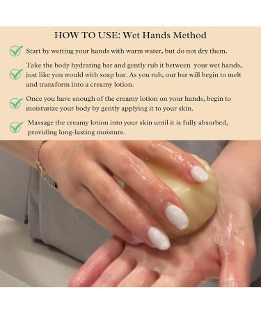 Earth Is Body Hydrating Lotion Bar - Soothing Moisturizer for All Skin Types with Grapeseed Jojoba & Carrot Seed Oils - Vitamin E & Mango Butter - 3.2 OZ (Single Bar with Case - Buy Online on GoSupps.com