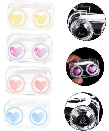 Buy Healvian 4-Piece Transparent Makeup Container Suitcase - Ideal Travel Cosmetic Holder with Mirror - Durable PP Cosmetic Case - Buy Online on GoSupps.com