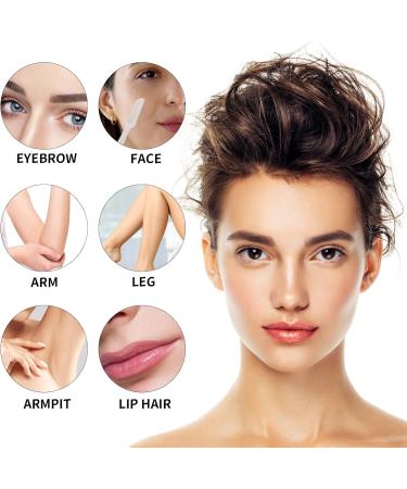 6 Pcs Dermaplaning Blades for Women - Facial Hair Remover & Eyebrow Razor - Buy Online on GoSupps.com