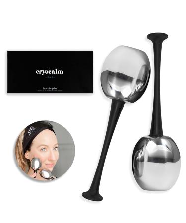 Facial Massager - The Ice Roller for Facials  Cryo Sticks  Massage Your Face with Ice Ball Roller - Professional Ice Roller Globes for Face-Frozen Ice Roller Ball - Ice Facial Rollers for Face