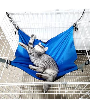 OEFWING Small Pet Cage Hammock - Cozy Hanging Bed for Guinea Pig, Ferret, Rat - Blue - Buy Online on GoSupps.com