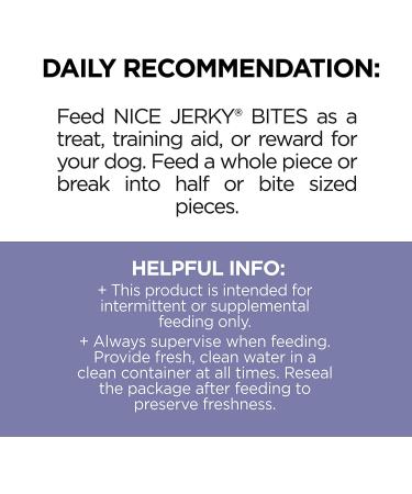 I and Love and You Nice Jerky Bites - Grain-Free Dog Treats for All Dogs (4oz) - Chicken & Duck Flavors - Buy Online on GoSupps.com