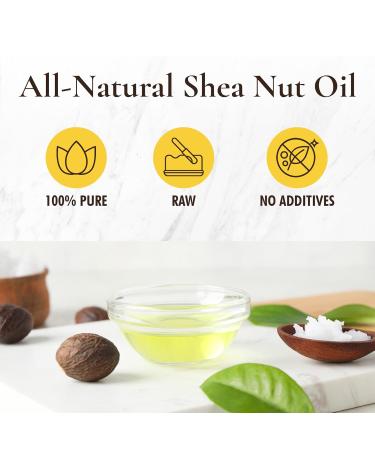 HalalEveryDay Shea Olein 100% Pure Natural Shea Oil 16oz Bottle | Cold-Pressed Moisturizing Body & Hair Oil | Halal Certified - Buy Online on GoSupps.com