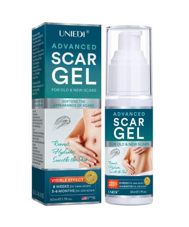 Scar Gel Scar Cream Advanced Scar Gel for Surgical Scars Scar Cream for Surgical Scars C-Section Tummy Tuck and Keloid 50g