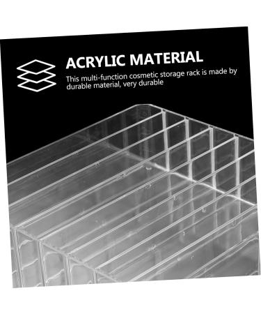 MAGICLULU Clear Acrylic Organizer 1 Set Divider Storage Box Eyeshadow Cosmetic Organizing Rack Desktop Cosmetics Holder - Buy Online on GoSupps.com