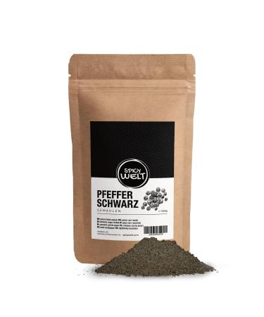 Spicy Welt Black Pepper Powder (1kg) – Finely Ground Black Pepper Powder for Seasoning, Sauces & Marinades | Intense & Aromatic Taste | 100% Natural, No Additives