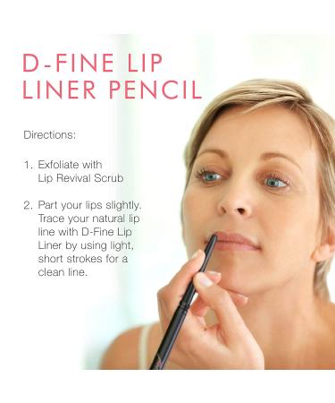 Beauty For Real D-Fine Lip Liner Pencil - Universal Long-Wear Shade for Defined Lips - Creamy Texture, No Sharpener Needed - 0.012 oz - Buy Online on GoSupps.com
