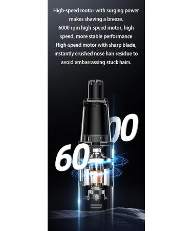 Men's Ear & Nose Hair Trimmer Hypoallergenic Wet & Dry Blades (White) International Shipping Available - Buy Online on GoSupps.com
