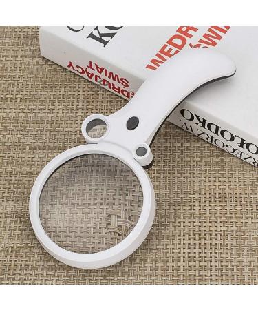 Magnifier Handheld 3 in 1 Four Multiples Reading Reading Identification with Led Identification Banknote Magnifying Glass Lofty Ambition - Buy Online on GoSupps.com