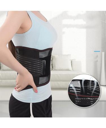 Lower Back Braces for Back Pain Relief - Compression Lumbar Support Belt for Men Women Lumbar Support Waist Backbrace for Herniated Disc Sciatica Scoliosis (Color : Black Size : Large) ((Black SMA Black Small - Buy Online on GoSupps.com