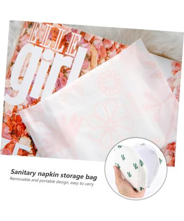 Buy Sewoart 2-Piece Women's Bandage Pack & Menstrual Cups | Portable Cosmetic Bag & Mini Organizer for Tampons & Pads - International Shipping Available - Buy Online on GoSupps.com