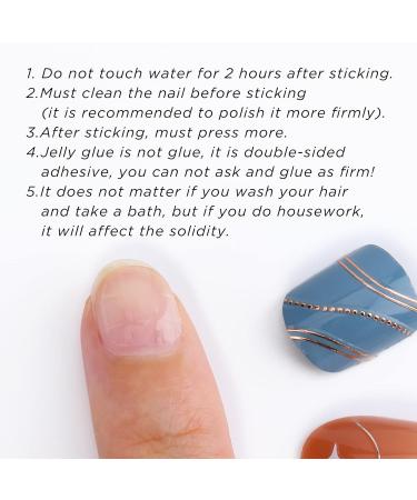 Transparent Nail Adhesive Stickers - 15 Sheets 360 Double-Sided Sticky Pads for Artificial Fingernails - Ideal for Nail Studios - Buy Online on GoSupps.com